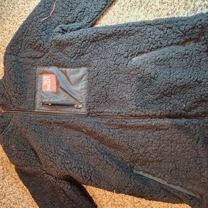 Urban pipeline fleece mockneck zip up jacket